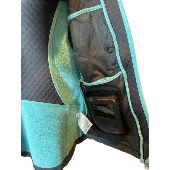 Nike Therma Fit Running Vest Turquoise Fleece Womens 215700-426 Size S - Picture 8 of 11